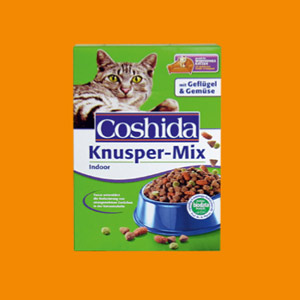 Packung Katzenfutter